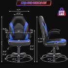 Computer Gaming Desk Chair Adjustable Height Easy Install Solid Back L-shape