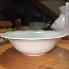 Mint Green Antique Empire China Bowl   559 Sunflowers Cottage Shabby Chic