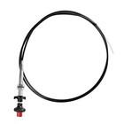New 55204 Control Cables With 2 In  Black Knob  10 Ft  Length Universal