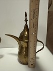 Solid Brass Saudi Arabia Solid Brass Dallah Coffee Pot Set Of 3 Sizes Vtg 