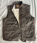 Outback Trading Cobar Vest Men Large 29742-brown Berber Lined Cotton