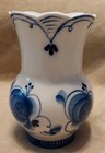 Vtg Gzhel Russian Blue White Floral Vase 5  Porcelain Hand Made Russia Signed