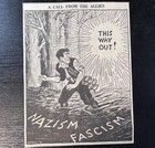 1943 Italy German Nazi Fascism Allies Call Wwii Ww2 Cincinnati Newspaper Cartoon