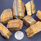 Golden Tigers Eye Rough Raw Stones  by The Piece Or Pound  Wholesale
