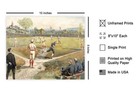 Vintage Baseball Poster - Baseball Game Print - Fine Art - Sports Art - Gift    