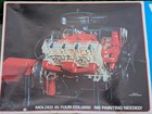 Revell 1 4 Scale Visible V8 Engine Vintage Original Box - Partial Build 
