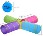 Kids Fun 4 Directional 8ft Play Tunnel Pop Up Toy W bag  Fast Ship   Hot Buy  