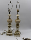 Pair Of Vintage Mid Century Modern Roman Style D Este Reglor Fancy Lamps