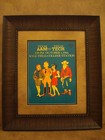 Vintage Texas A m College Football Poster  Framed  a m Vs Texas Tech  Oct  1966