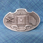 Us Cavalry Army Rodeo Belt Buckle Call To Duty Us Army Military Vtg 90s   shy524