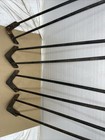 Vintage Set Of 4 Mid Century Black Iron Hair Pin Metal Table Legs 27    Long