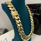 Miami Cuban Link Gold Plated Chain 20mm - 24inch 