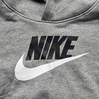 Nike Grey Boy s Club Fleece Pullover Hoodie 86g703-geh  110-116 Cm 5-6yrs Size 6