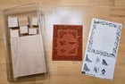 Stampin  Up  Frame Flourishes Set Of 7 Retired  2003  Unmounted Rubber Stamps