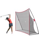10x7ft Portable Golf Practice Net Hitting Training Net W carry Bag For Backyard 