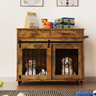 39 In Dog Crate Furniture Wooden Indoor Dog Kennel End Table Pet Furniture Cage