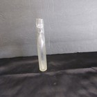 Vintage Whiskey Flask-style medicine Bottle Clear Glass