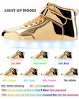 Rechargeable Kids Led High Top Sneakers - Flashing Glow Shoes For Boys   Girls