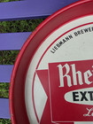 Vtg Rheingold Lager Beer Advertising Tip Metal Tray 13  Collectible Breweriana