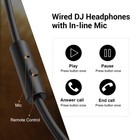 Oneodio Wired Over Ear Headphones Studio Monitor Mixing Dj Stereo 50mm Drivers