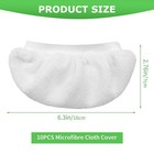 10 Pack Universal Steam Mop Pads  Pads For Handheld White 