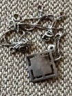 Vintage Antique German Enameled Charm With Necklace