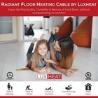 Luxheat Cable Kit 240v  40-300sqft  Electric Radiant Floor Heating System Tile  