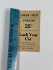 Vtg Playland Park South Bend Indiana In Parking Ticket Notre Dame Earl Redden