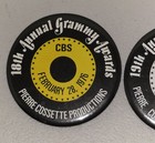 18th   19th Annual Grammy Awards Buttons - 1976   1977 - Rare Finds   Wow   Look