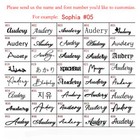 Personalized 18k Gold Plated Any Name Plate Script Chain Necklace 7 Styles New