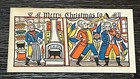 1960 Met Museum Christmas Card Merry Feast Swedish Folk Art Anders Palsson