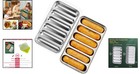 Stainless Steel Sausage Mold - 6-cavity For Healthy Homemade Hot Dogs