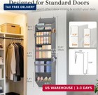 Lifewit 1 Pack Over The Door Organizer  5 Section Clear Window Hanging Storage W