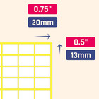900pcs Small White Price Stickers 3 4 X 1 2 Inch Label Tags