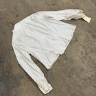 White 50s Does 1800s Vintage Cotton High-neck Victorian Film Costume Blouse