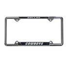 New Nfl Dallas Cowboys Car Truck Chrome Metal Laser Cut License Plate Frame