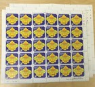 Special Lot Bhutan 1978 Sc 265 - Colombo Plan - 100 Stamps Surcharged - Mnh