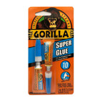 Gorilla Super Glue 0 8 Oz  Clear Sandable Plastic Glue epoxy  Impact Tough