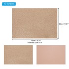 10 Sheets 2mm Glitter Foam Sheet  16  X 12  Brown Sparkle Eva Paper