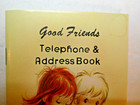 Vintage Telephone Address Book Clean Unused Late 70 s Rare Find Excellent