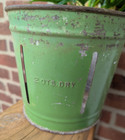 Vintage 2 Qt Green Dry Measure Bucket L Resnick   Sons Phila Pa  as Found 