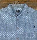 New O neill Palm Brawl Short Sleeve Blue Shirt Size Xl Slim