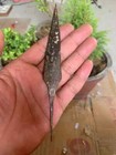 Antique Old Hand Crafted Rare Iron Hunting Tribal Spear Head Lance Blade Dagger