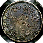 1858 Twenty 20 Cents - Canada  Rc371