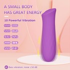 Purple Bullet Vibrator G-spot Clit Dildo Massager Sex Toy For Women Rechargeable