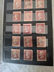 Queen Victoria Penny Red Plates 71 -224 All With 131 Edinburgh Postmarks