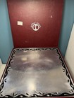 Arthur Court Aluminum Square Tray Serving Platter   Decorative Square Platter 