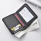 Mens Wallet Front Pocket Slim Wallet Genuine Leather Id Holder Card Case Us