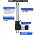 Dc 12v 6000n 1320lbs Heavy Duty Linear Actuator 6  - 40  Stroke 4mm s Speed Diy