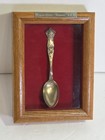 International Sterling Silver Edgewood Tea Spoon 5 7 8    Framed Red Velvet Box